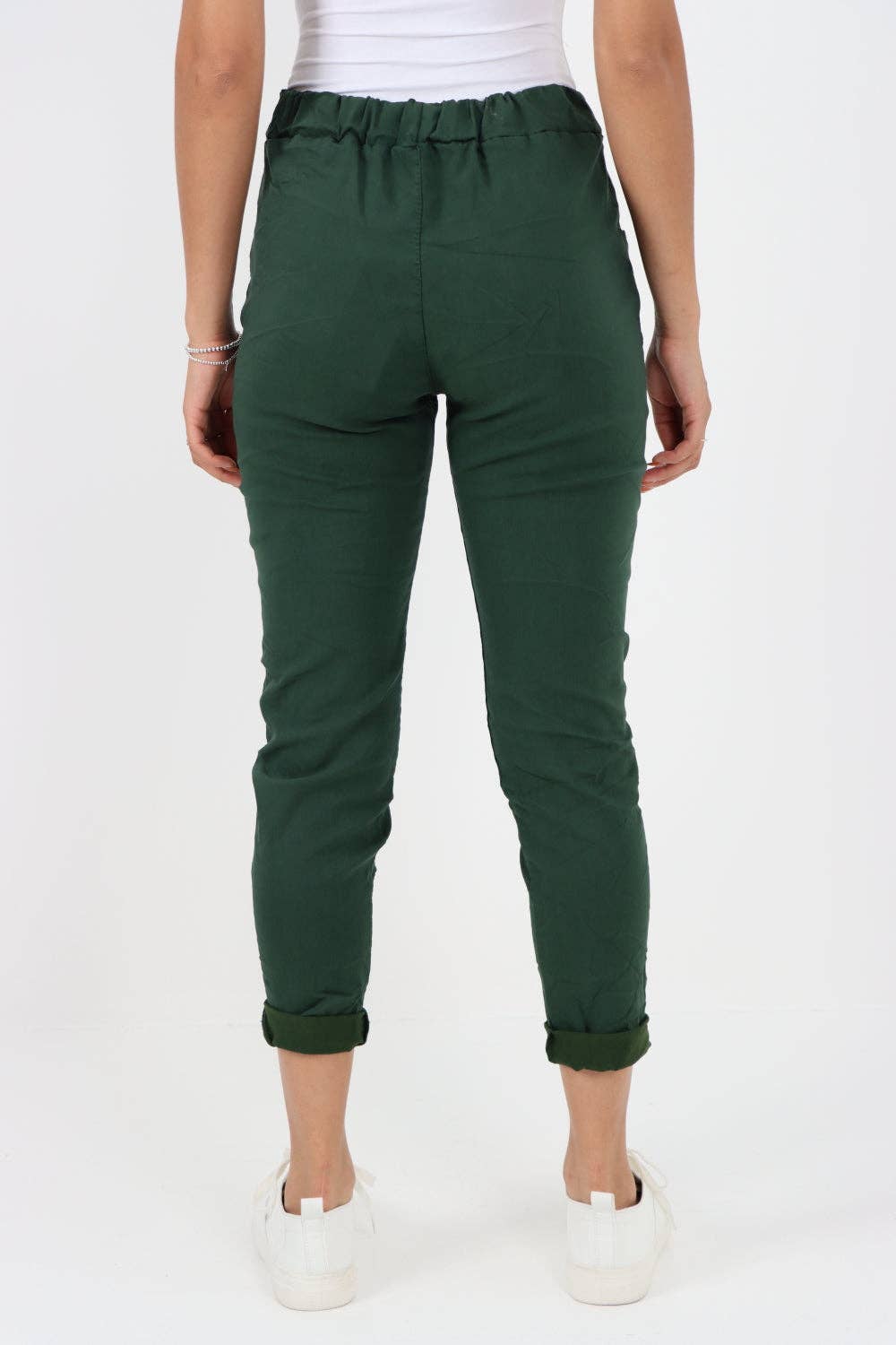 Miss Bold – Großhandel Hose – Damen – Einfarbige Zauberhose für Damen, italienisch, mehrfarbig36