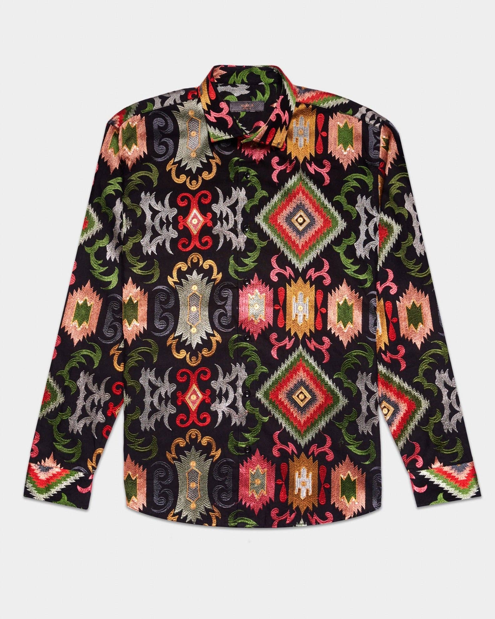 MULTI Babylon Artisan Edition Button Up Shirt for wholesale on Faire0