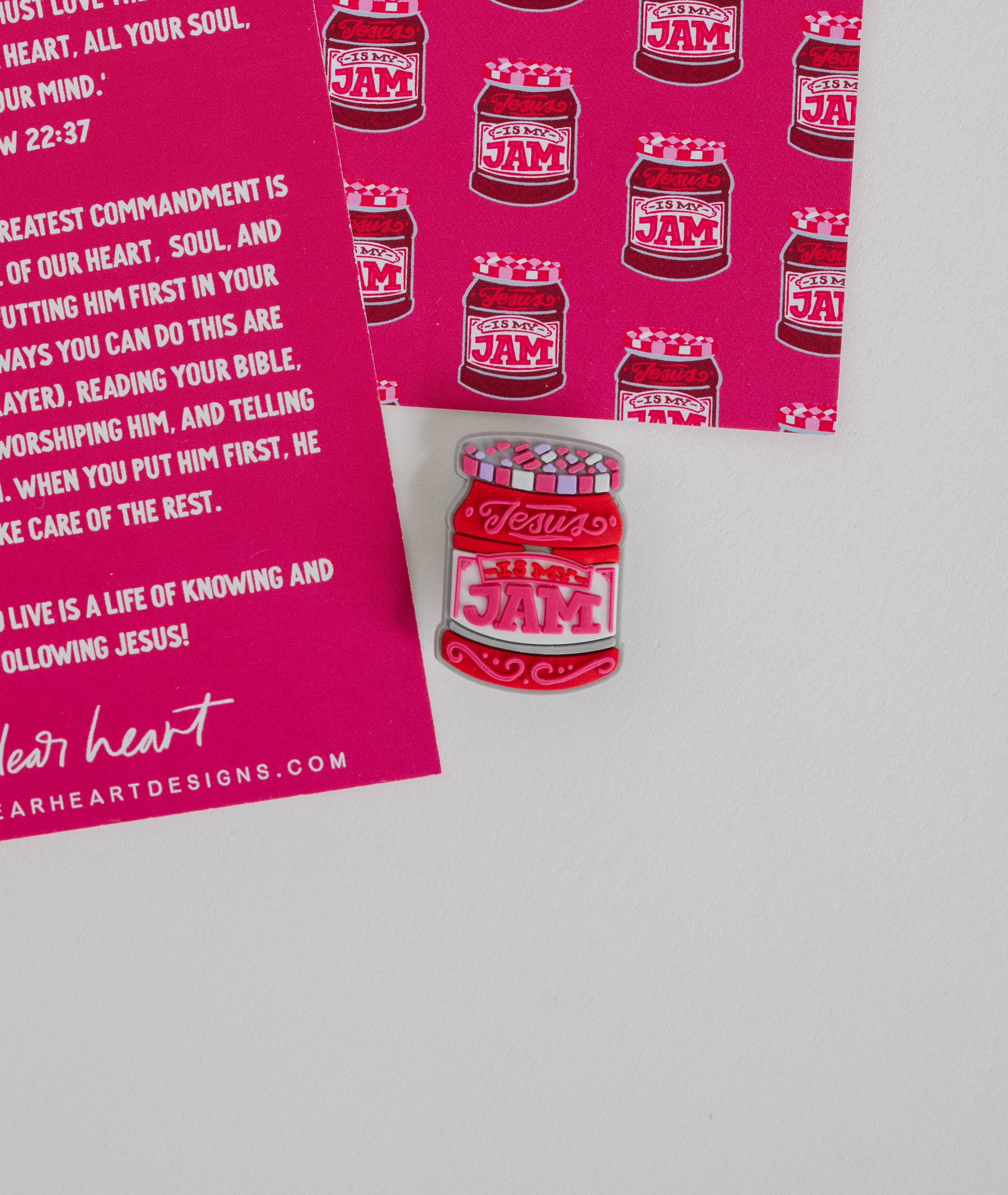 Dear Heart - Vendita all'ingrosso Ciondolo/pendente - Ciondolo per scarpe Jesus Is My Jam, regalo cristiano 2