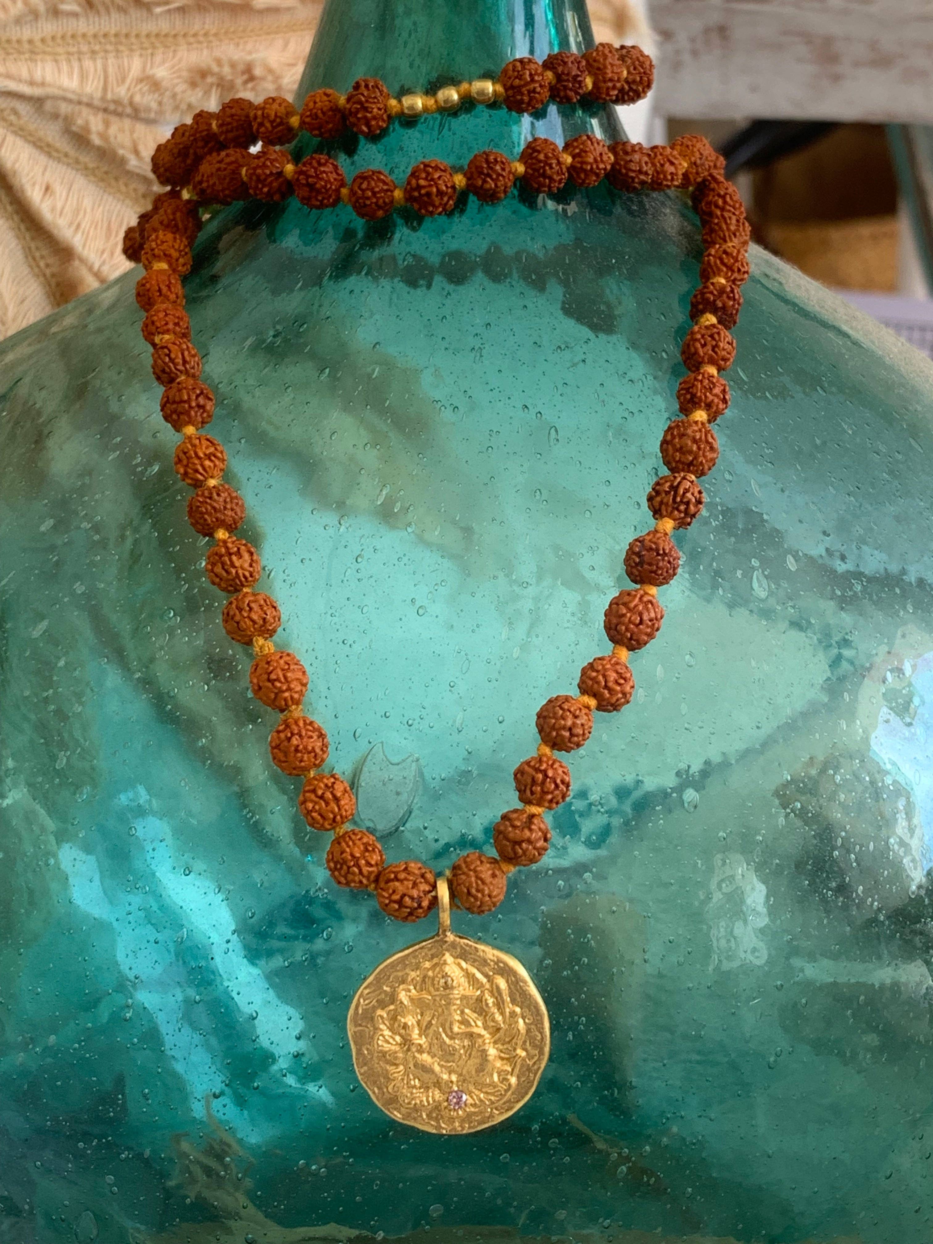 Aurobelle Ibiza - Wholesale Prayer Beads Necklace - Ganesha healing Mala5