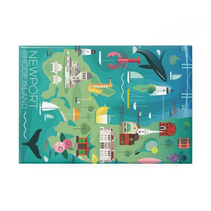 NEWPORT KØLESKAB MAGNET for engroshandel hos Max & Oscar