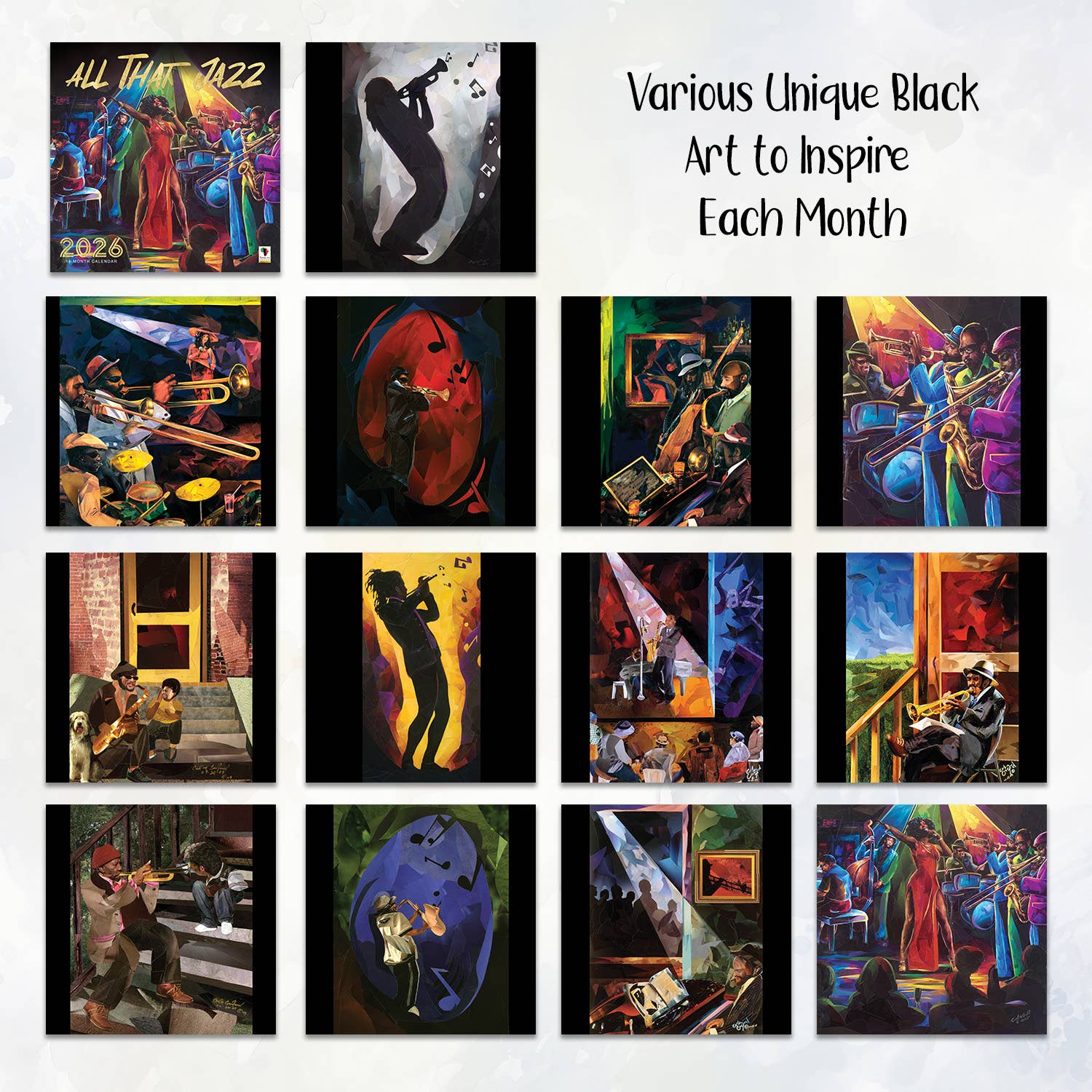 African American Expressions – wholesale Calendar – 2026 All That Jazz Calendar7