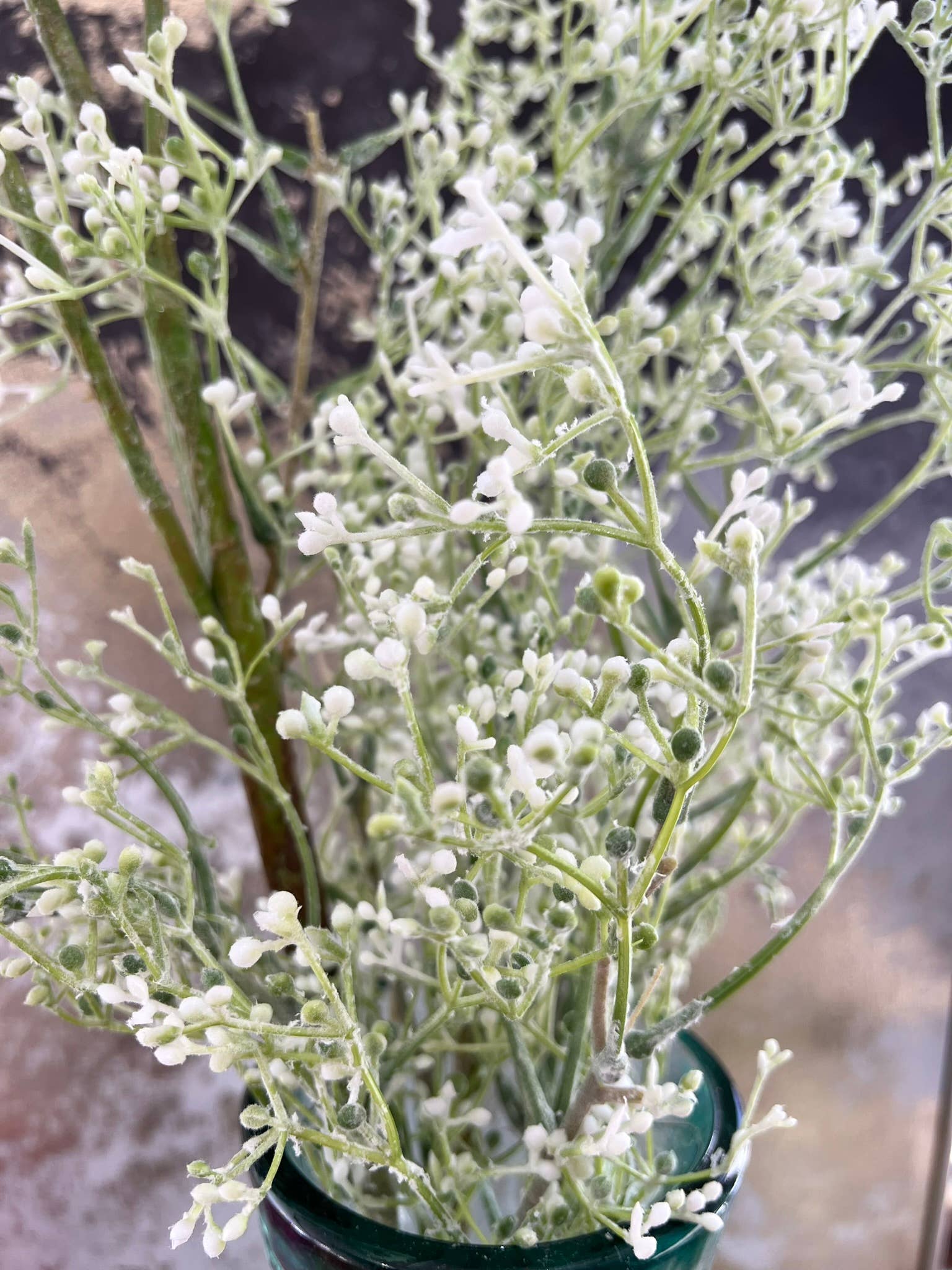 Angel Isabella - Wholesale Artificial Flowers - Designer's pick-Seeded Filler-Frosty White/Fall colors1