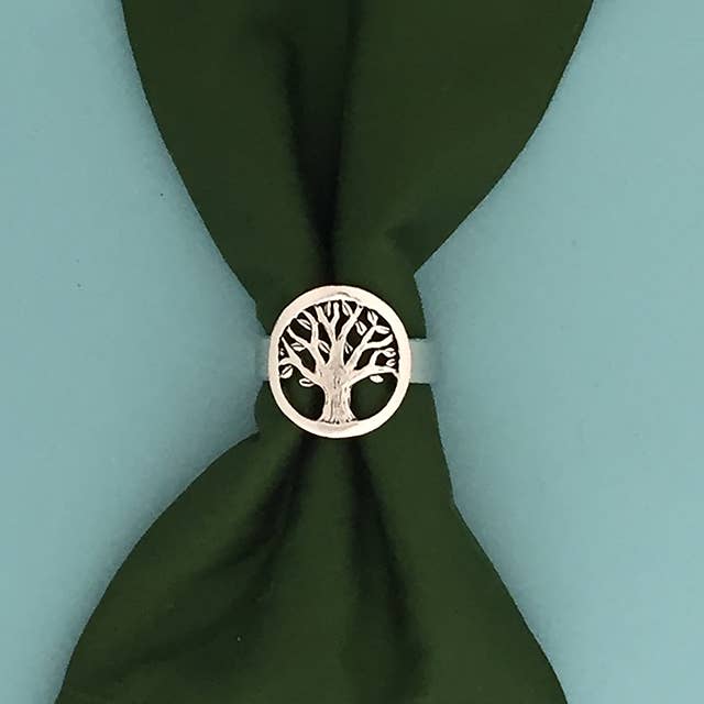 Tree of Life Napkin Ring Set for wholesale by Basic Spirit