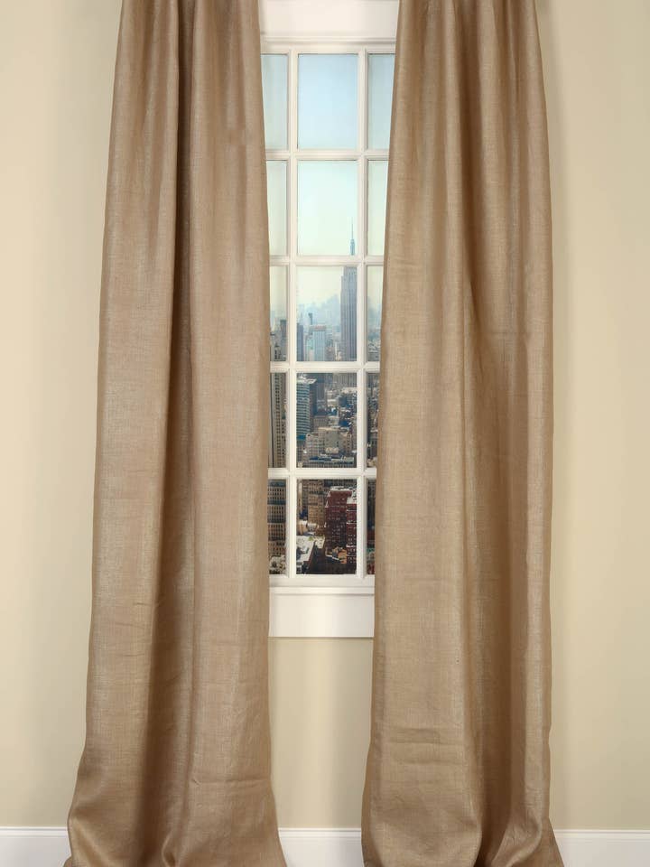 Foil Burlap-Natural/Gold for wholesale by Emdee International