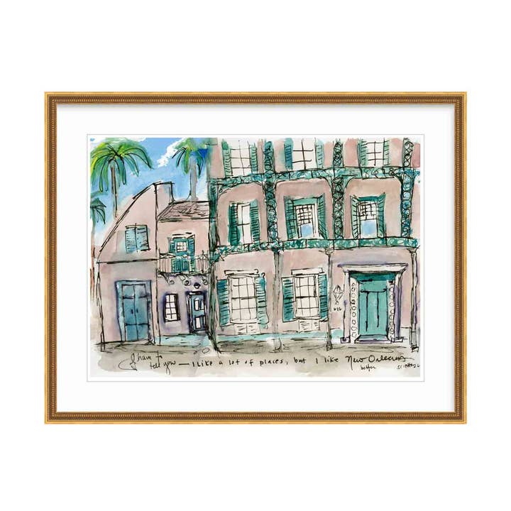Studio Scinto - Wholesale Art Print - I Like New Orleans Better 1
