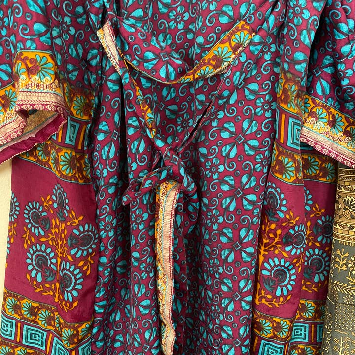 Seeds - Wholesale Robe - Women's - Silk Robe | Upcycled 100% Silk One Size Luxury