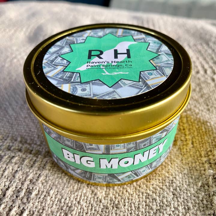 Raven’s Hearth - Vendita all'ingrosso Candele da viaggio - Candela Big Money | Profumo di Denaro | Abbondanza | 113 g4