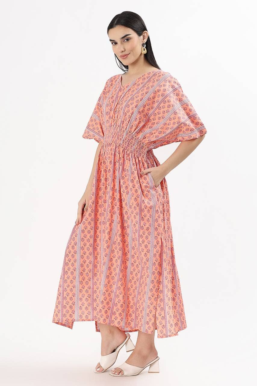 Hi Handmade - Wholesale Dress – Women's - Lia Lounge Dress - Petal Peach