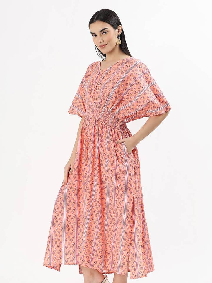 Hi Handmade - Wholesale Dress – Women's - Lia Lounge Dress - Petal Peach0