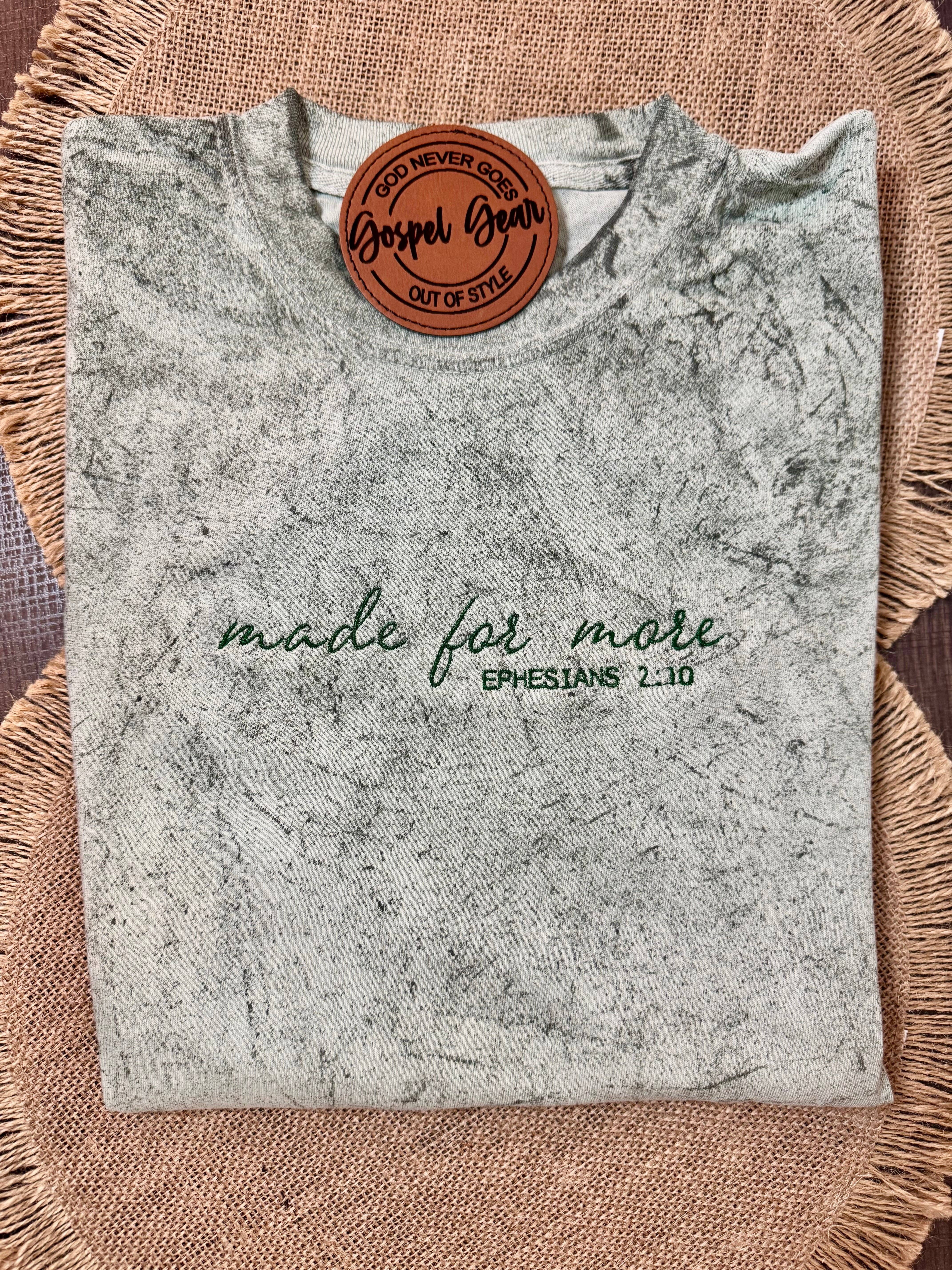 Gospel Gear Co – wholesale T-shirt – Unisex – Tillverkad för mer färgexplosion broderad skjorta4