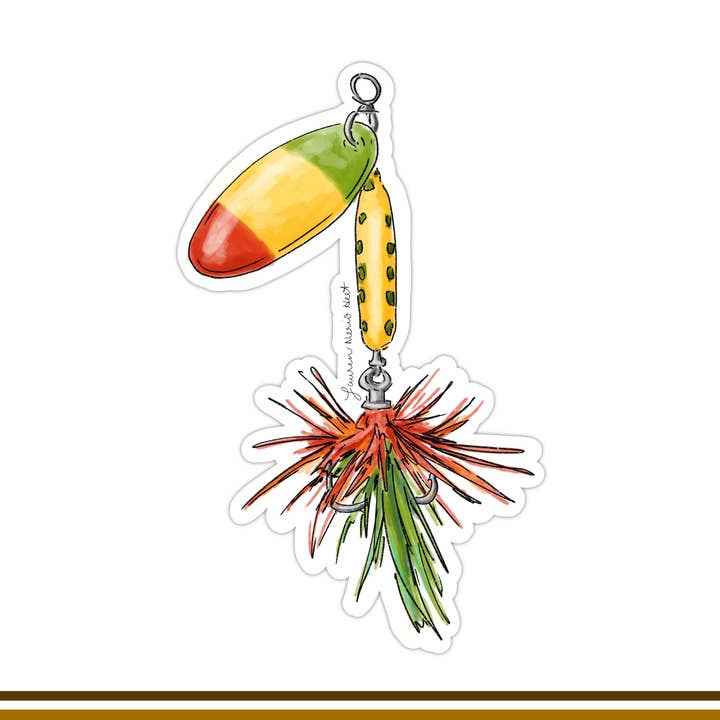 Juniberry Art Co - Wholesale Sticker - Fishing Bait - Lure vinyl sticker0