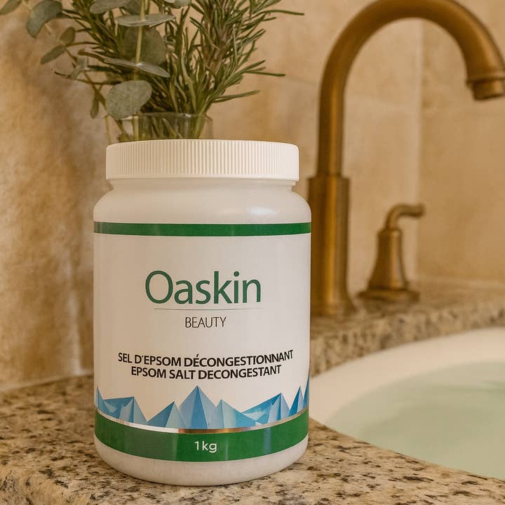 Oaskin - Wholesale Bath Salts - Epsom Salt Decongestant 1kg0