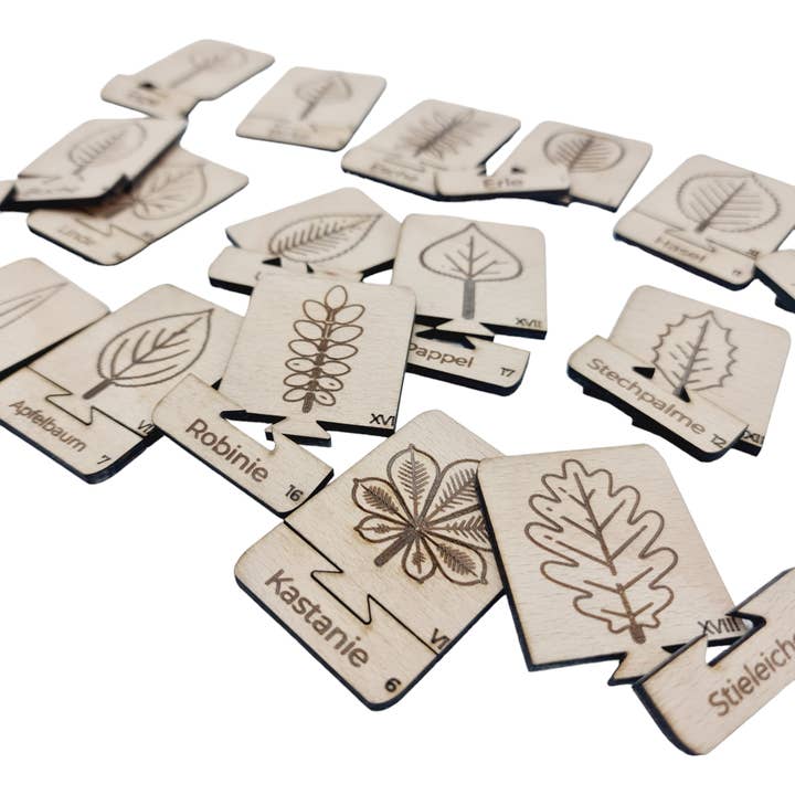 wisewoodz – Großhandel Puzzle – Kinder – Wisewoodz Baumblätter-Puzzle