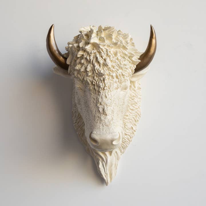 Near and Deer – Engroshandel 3D-vægkunst – Faux Bison vægbeslag18
