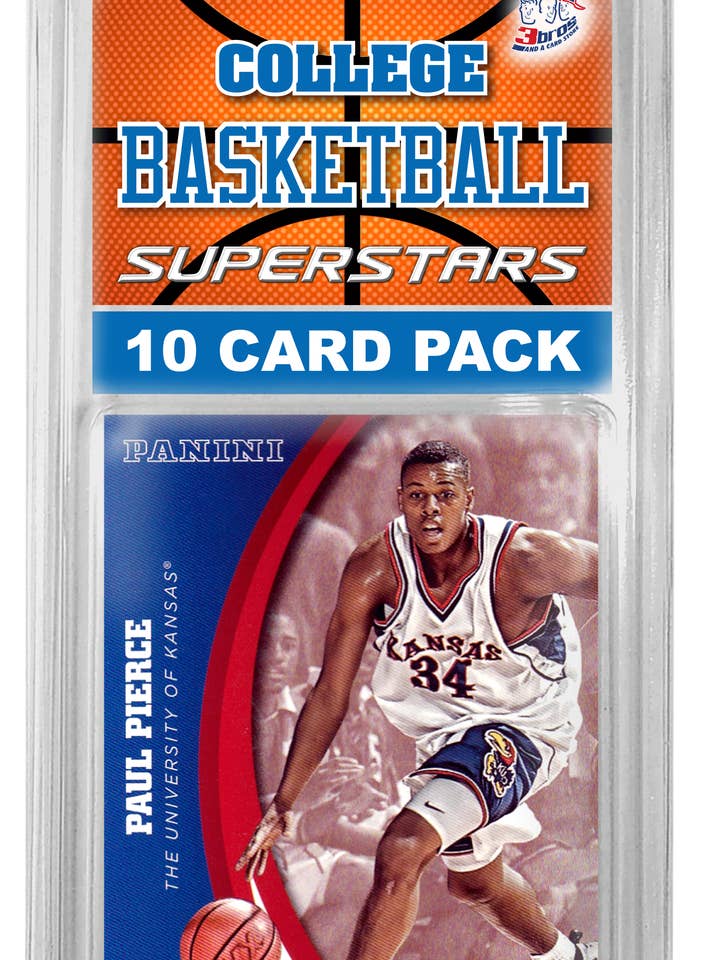 10-Card Kansas Jayhawks College Basketball Superstars Kit for wholesale by 3bros And A Card Store