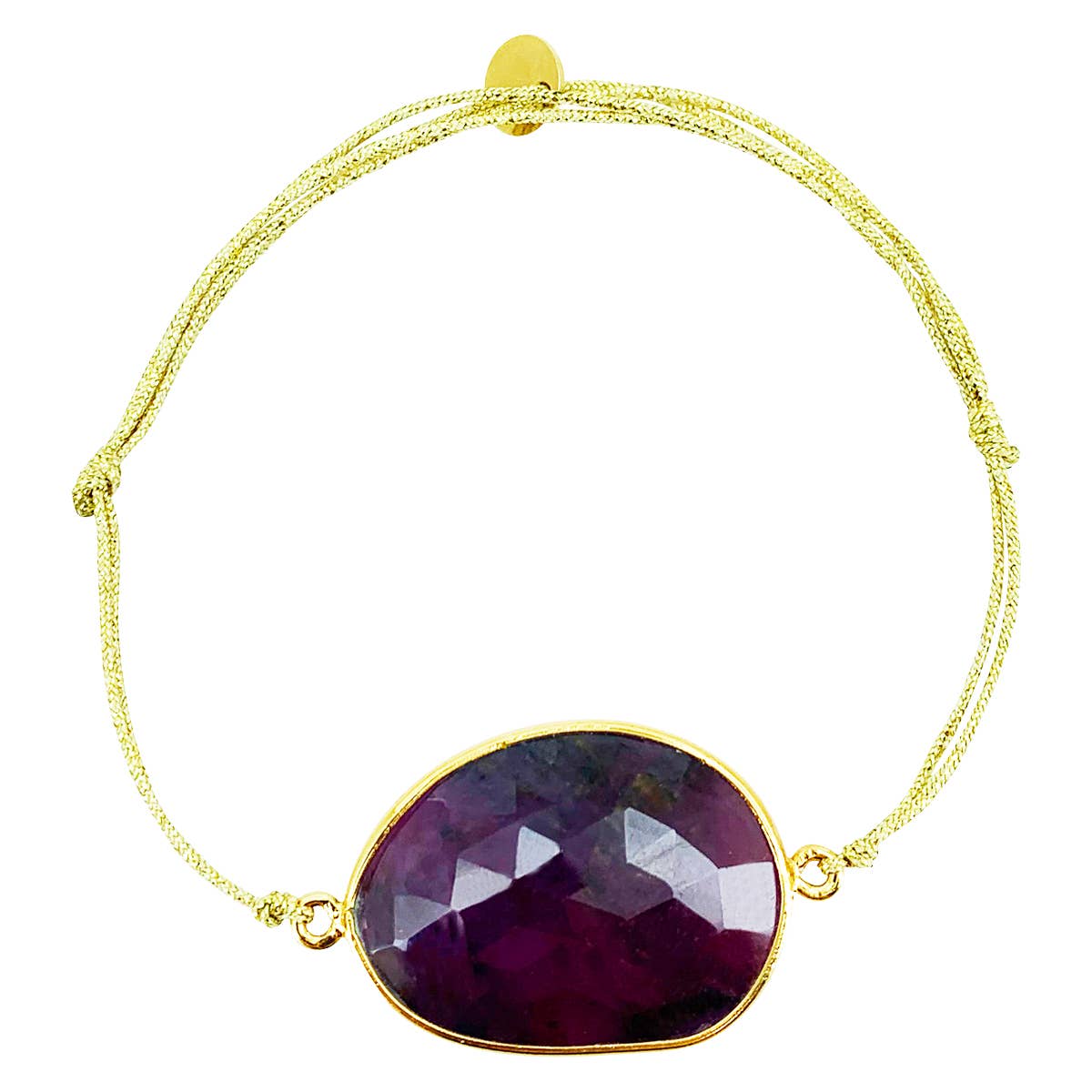 Sophie Deschamps Bijoux – wholesale Pärlarmband – TAJ-armband, guldbelagd med safir (BHOGM)14