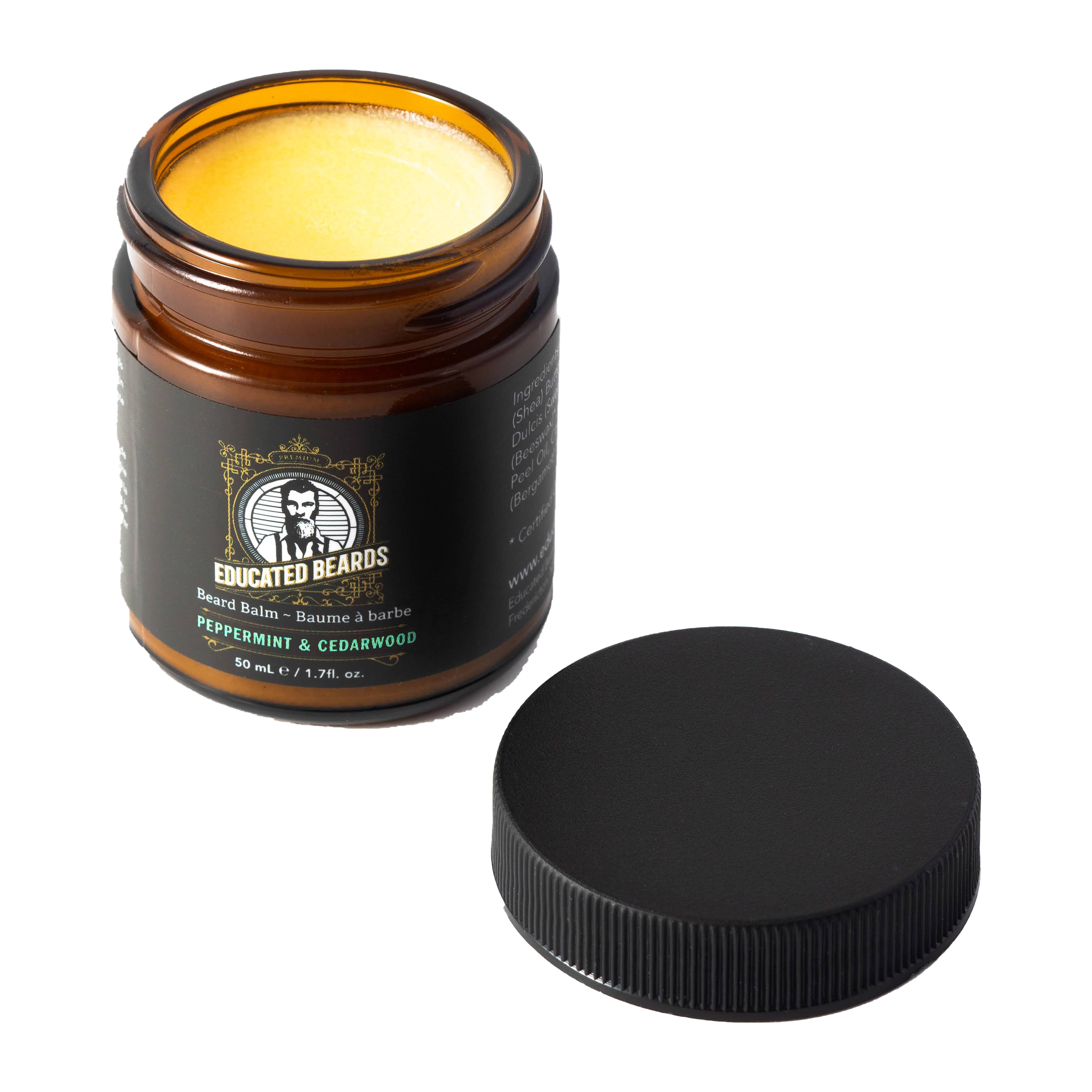 Educated Beards – Engroshandel Skægstyling – Educated Beards Pebermynte- og Cedertræs Skæg Balm 50 ml1