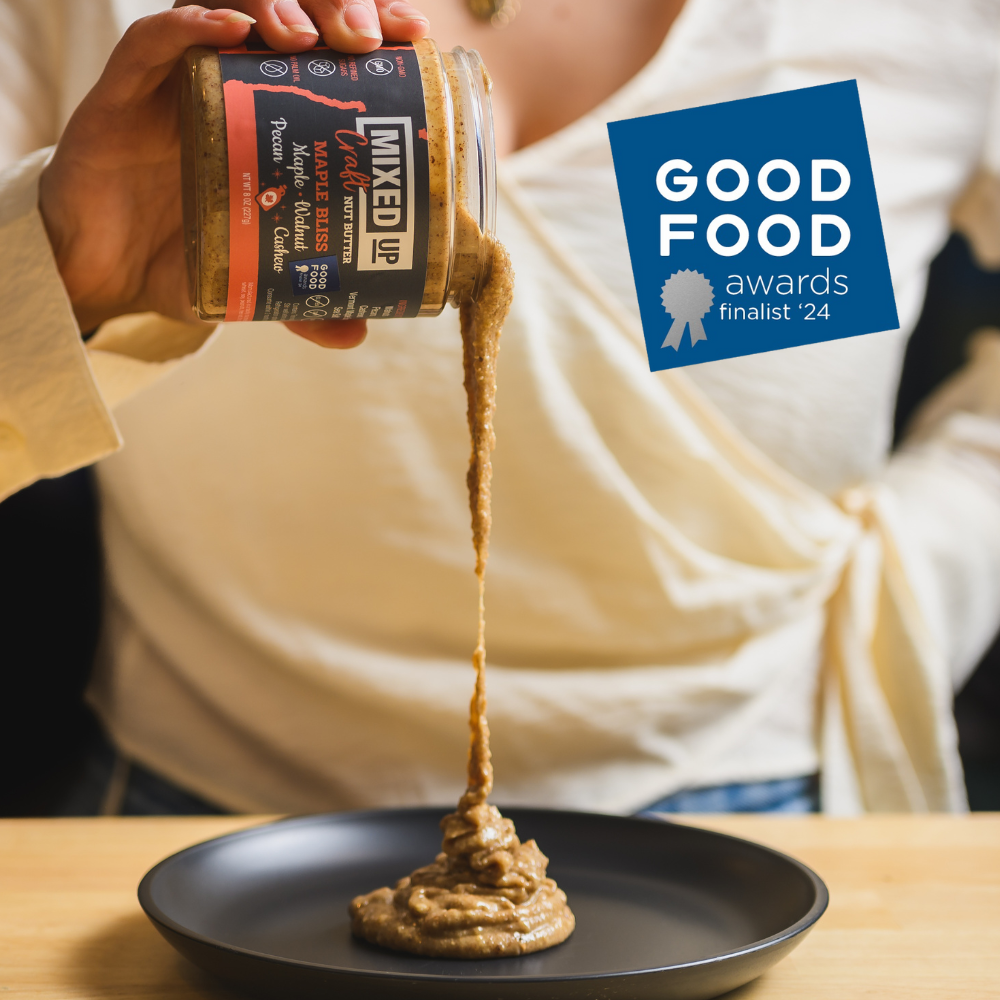 Mixed Up Foods - Wholesale Nut Butter - Walnut Pecan Maple Nut Butter - "Maple Bliss" - 8 oz1