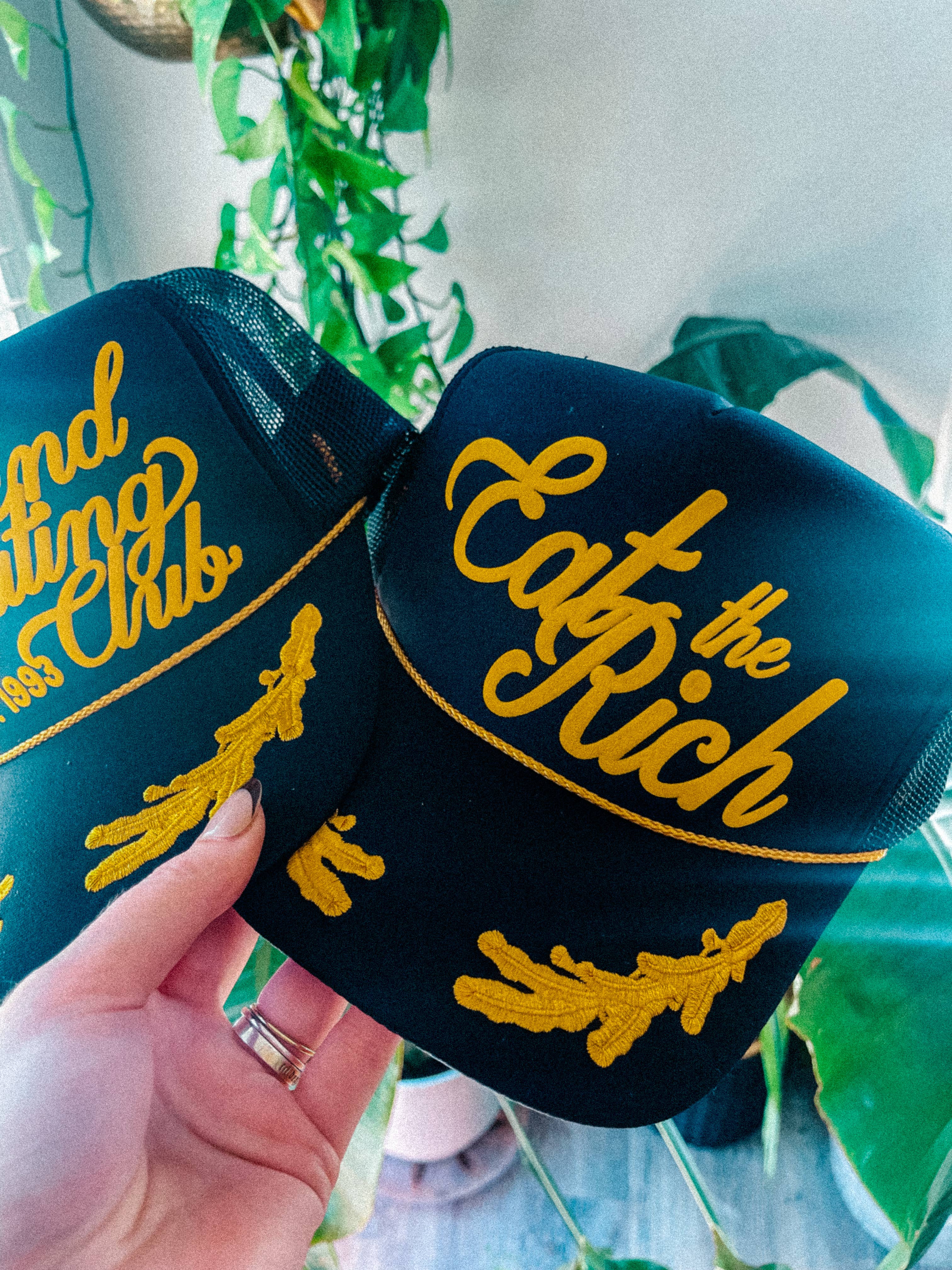 The Clandestine Underground - Wholesale Trucker Hat - Unisex - Eat The Rich, Western Trucker Hat3