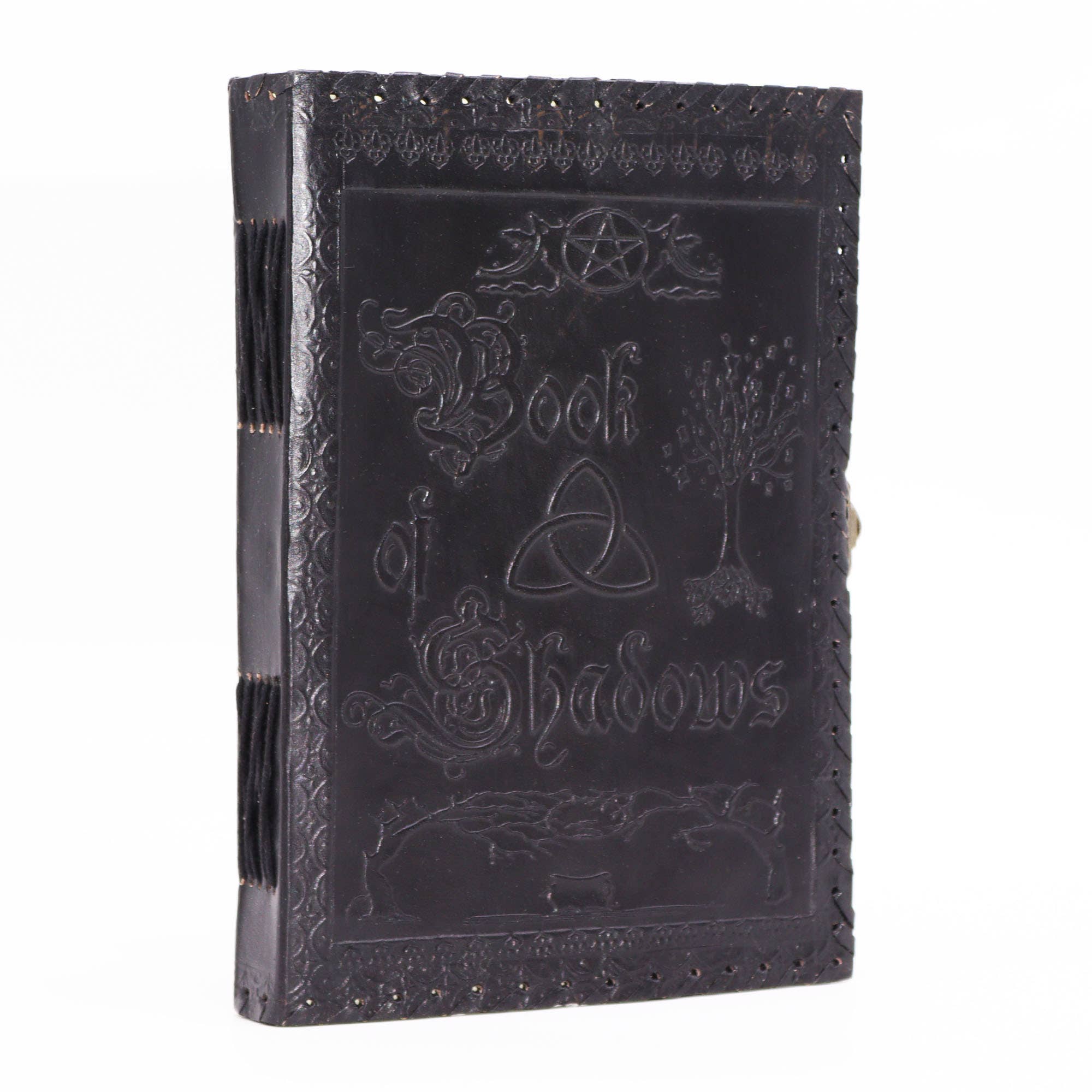 Ancient Wisdom – wholesale Notebook – Large Book of Shadows - Black (25x18cm)1