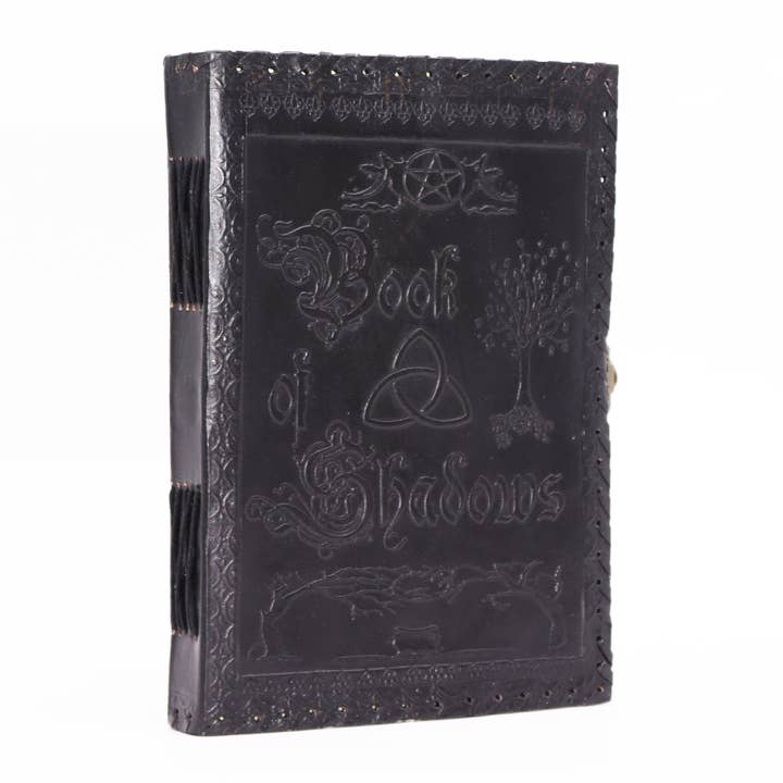 Ancient Wisdom – wholesale Notebook – Large Book of Shadows - Black (25x18cm)1