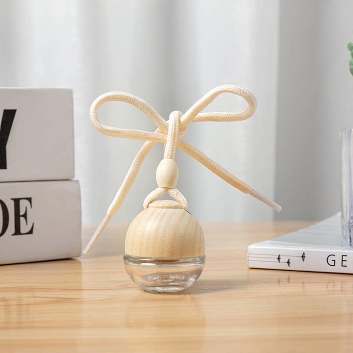 Candles Meta - Vente Désodorisant pour voiture – unisexe - Diffuseur de voiture suspendu en forme sphérique - flacon vide2