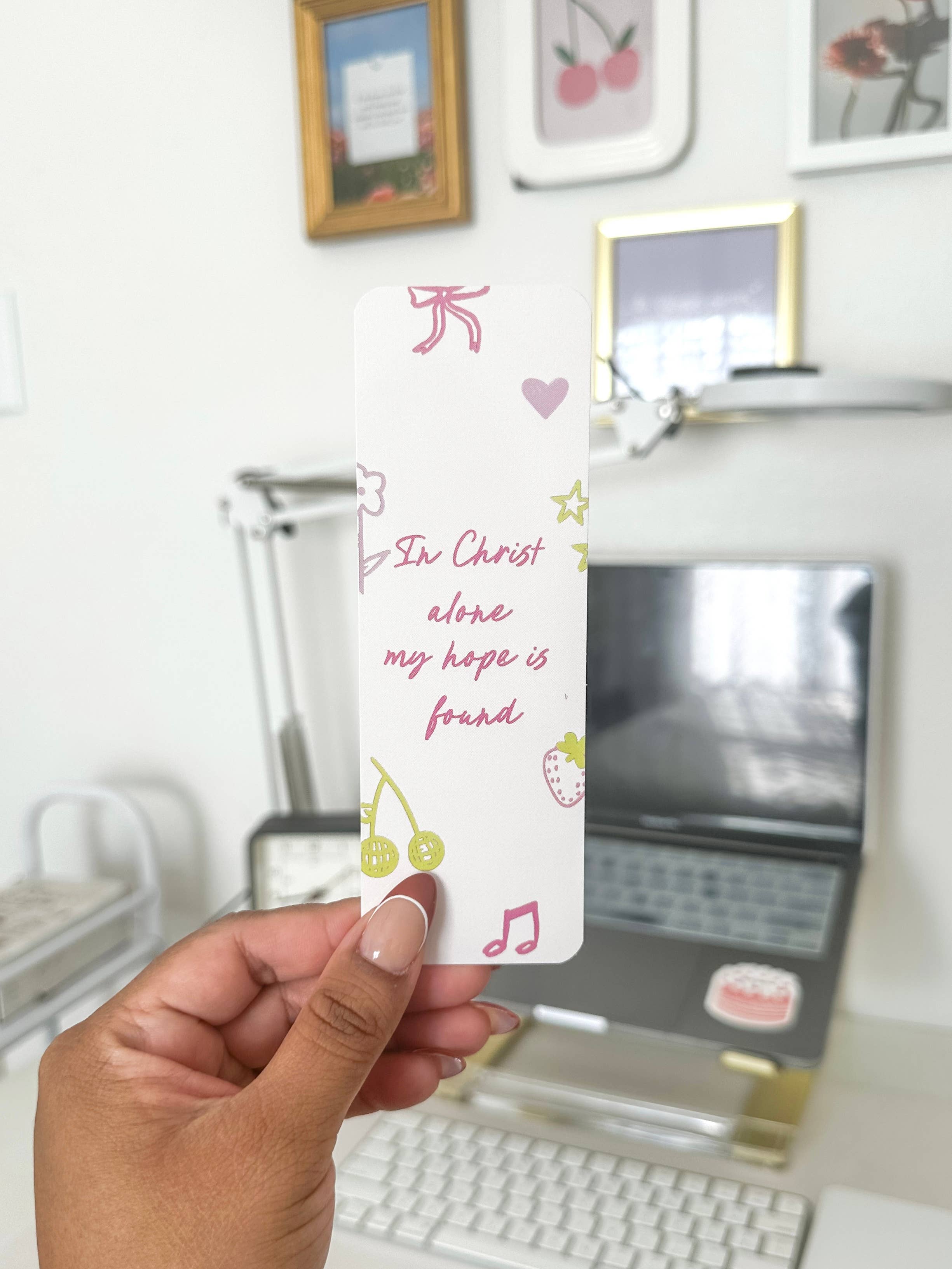 Grow in Grace – wholesale Bokmärke – Bara i Kristus finns mitt hopp, Bibelbokmärke, Jesus rädda3