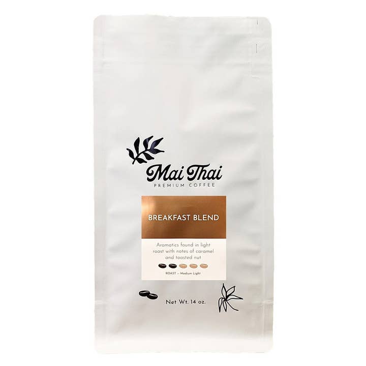 Breakfast Blend 5lb for wholesale by Mai Thai Coffee