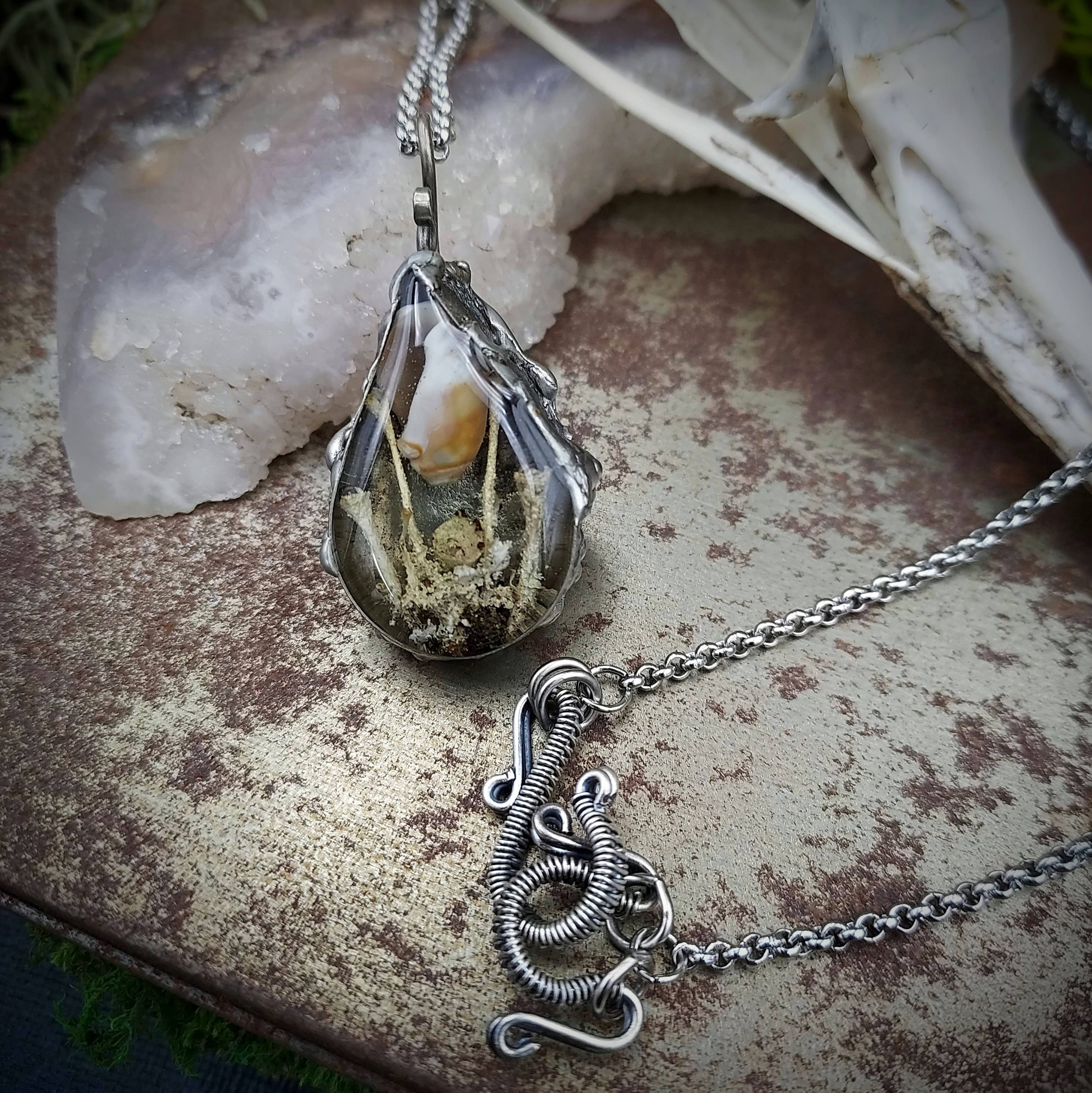 Baba Yaga - Wholesale Pendant/Charm Necklace - Underwater Garden Necklace - Small4