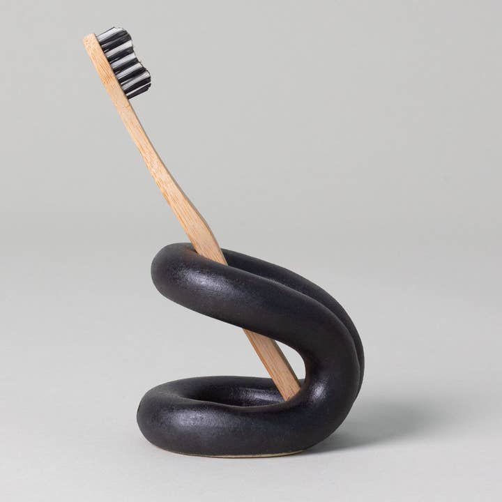 Virginia Sin – Suporte de escova de dentes por atacado – Porta-escova de dentes Ood, Preto1