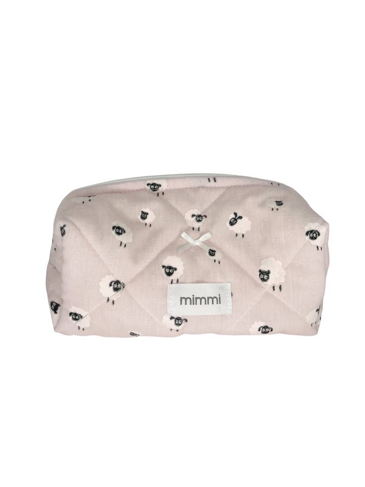 Borsa da toilette imbottita con stampa pecore per la vendita all'ingrosso da parte di mimmi