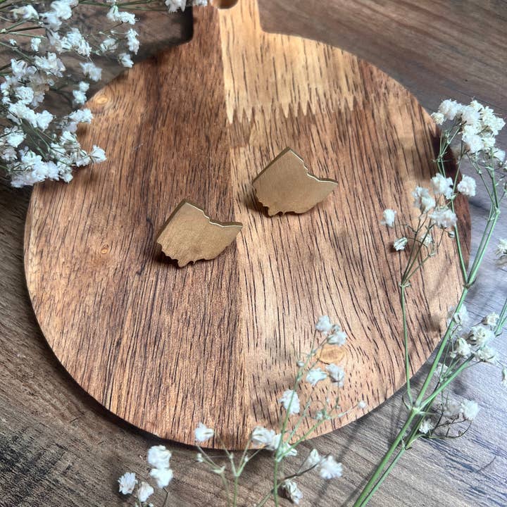 Elby Designs - Vendita all'ingrosso Orecchini pendenti - State Studs - Orecchini Ohio State2