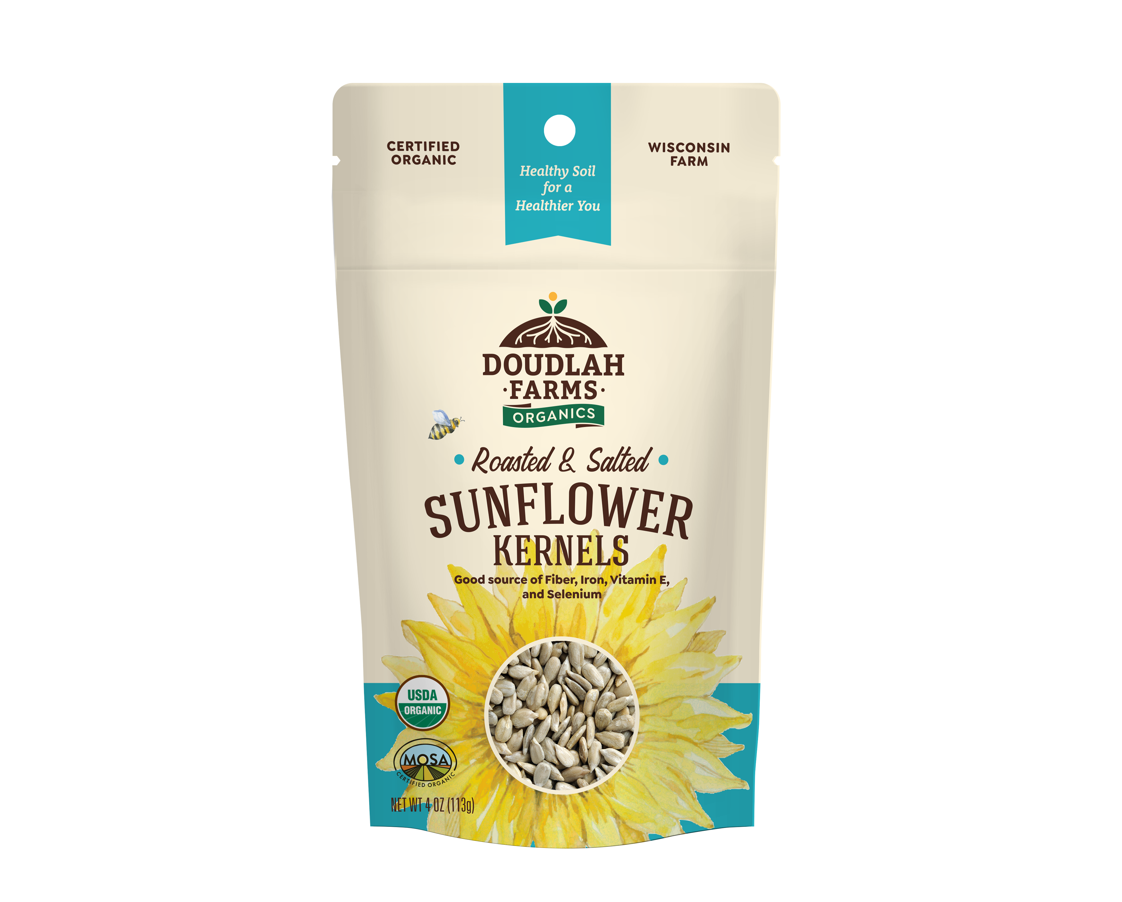 Doudlah Farms Organics - Wholesale Seeds/Kernels - Organic Sunflower Seeds-Roasted & Salted2