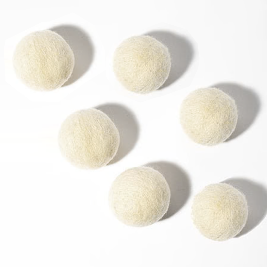 Humble Suds - Wholesale Dryer Balls - 100% New Zealand Wool Dryer Balls - Set of Six1
