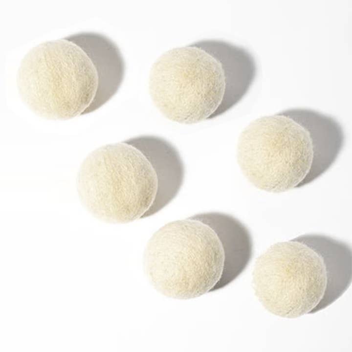 Humble Suds - Wholesale Dryer Balls - 100% New Zealand Wool Dryer Balls - Set of Six1
