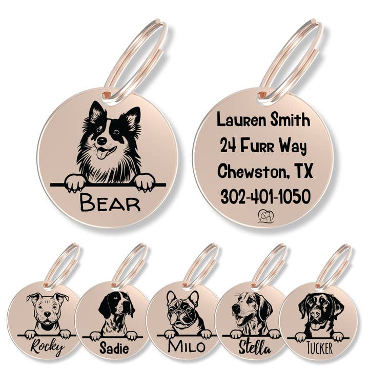 PawFurEver - Wholesale Pet identification tag – Dog - Personalized Breed Dog Tag (Shtlan Sheepdog)2