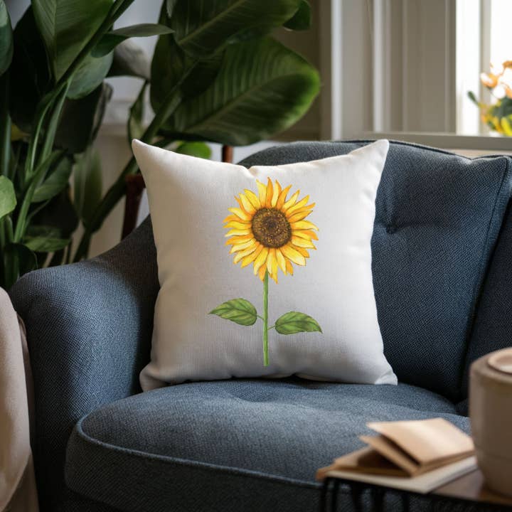 MerikaArt - Wholesale Throw/Decorative Pillow - Sunflower Pillow4