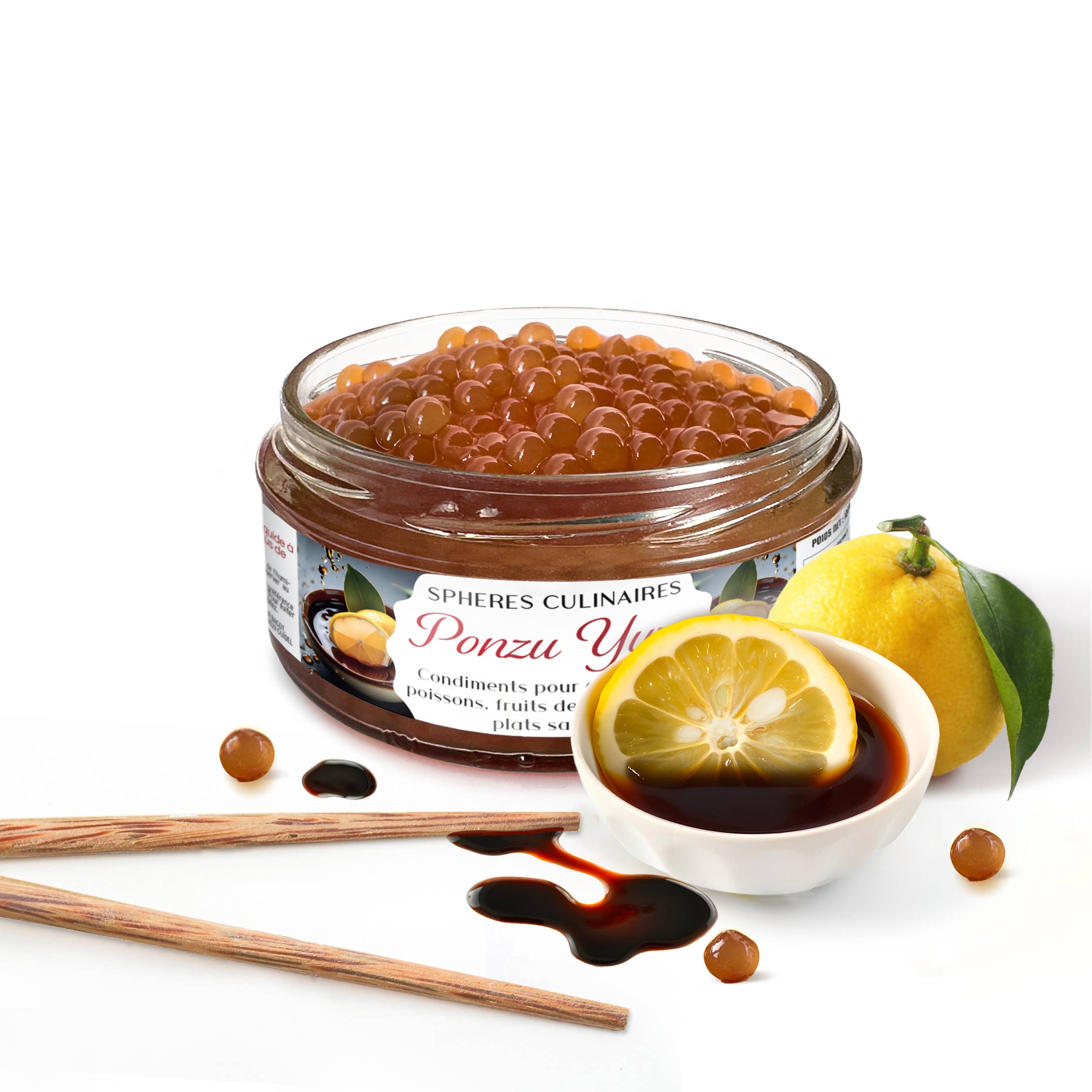 My Bubble Tea - Wholesale Marinade - 120g culinary spheres - Ponzu Yuzu0