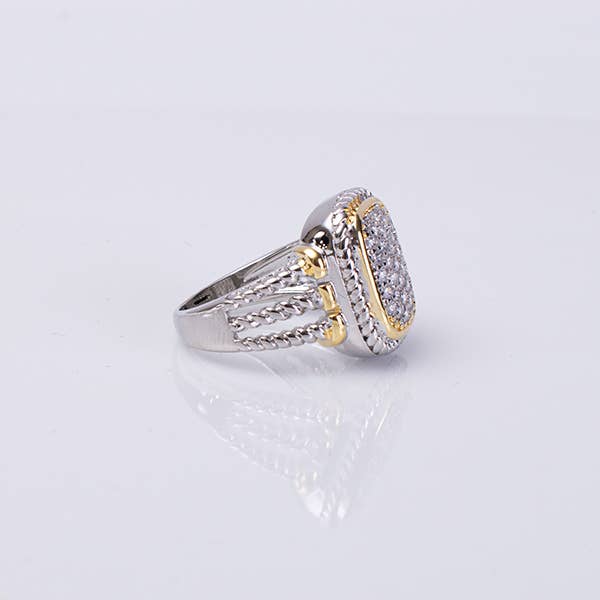 My Best Kept Jewelry - Venta al por mayor Anillo con gemas - Cable Statement Ring2