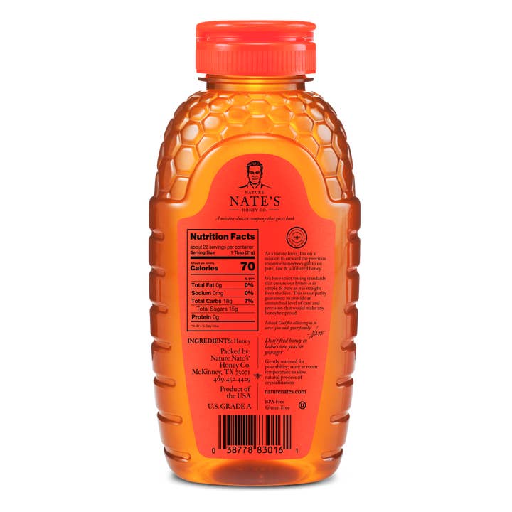 Nature Nate's Honey Co. - Wholesale Honey - Nature Nate's Raw And Unfiltered Honey