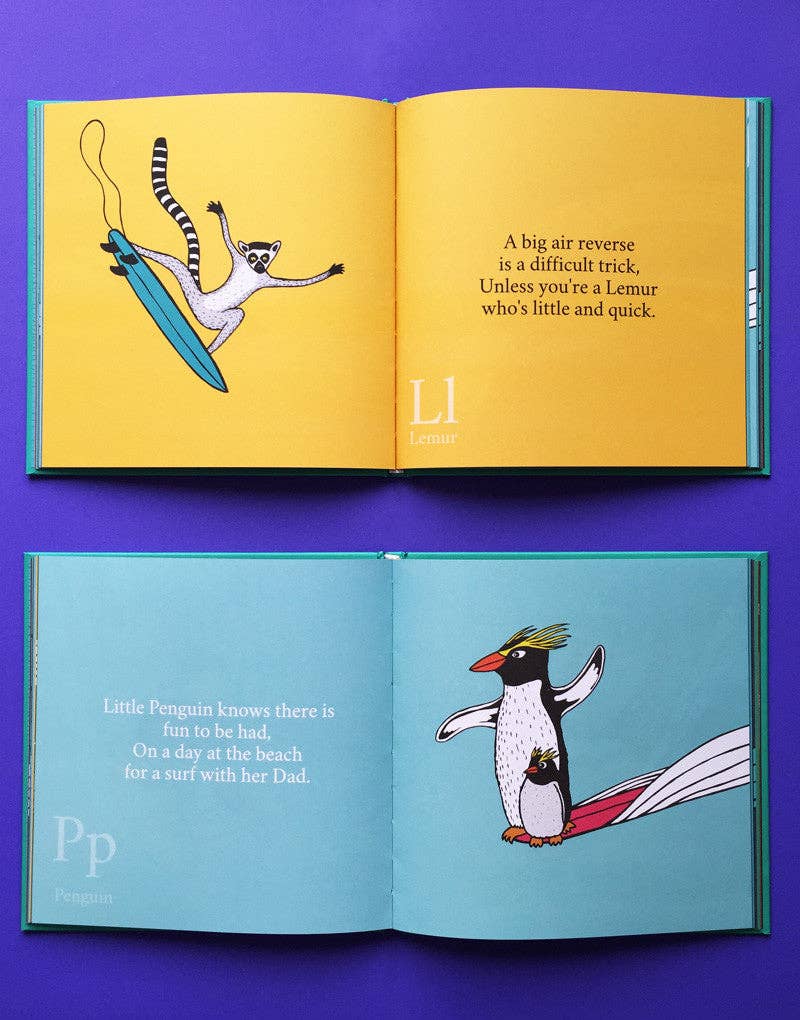 Jonas Claesson - Wholesale Preschool Book (3-5) - The Surfing Animals Alphabet Book3