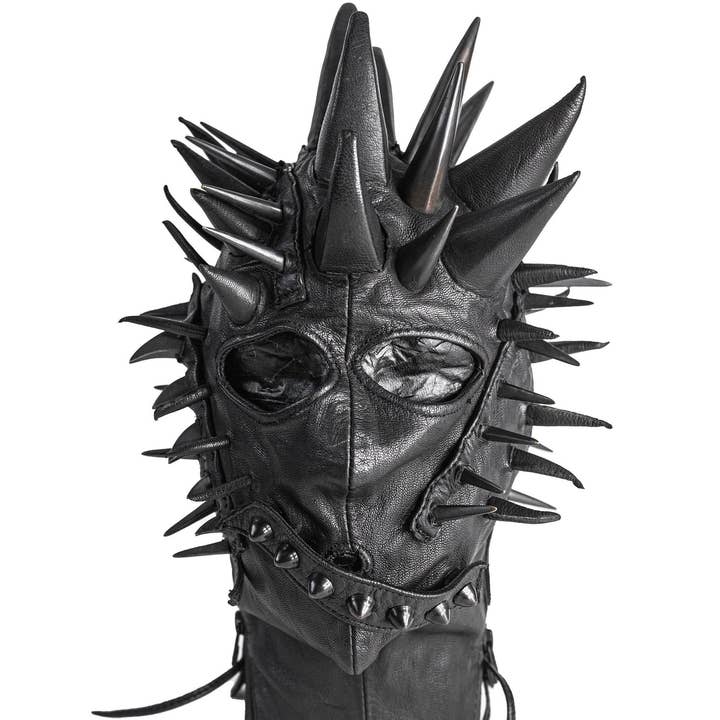 Støv+Beau Jungle Tribe Specialfremstillet Læder Spikemaske for engroshandel hos JUNGLE TRIBE