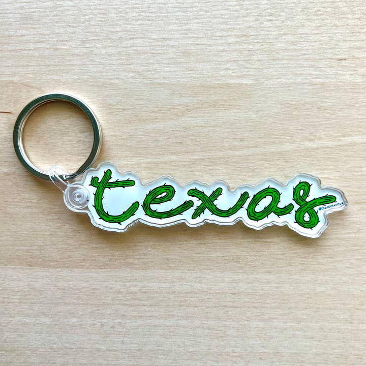 The Sticker Box | Texas Inspired Stickers & Magnets - Wholesale Keychain – Unisex - Texas Keychains - Texas Lover Gift Souvenir Stocking stuffer2