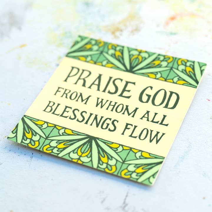 Adhesivo con el himno de Doxology para venta al por mayor de Little Things Studio