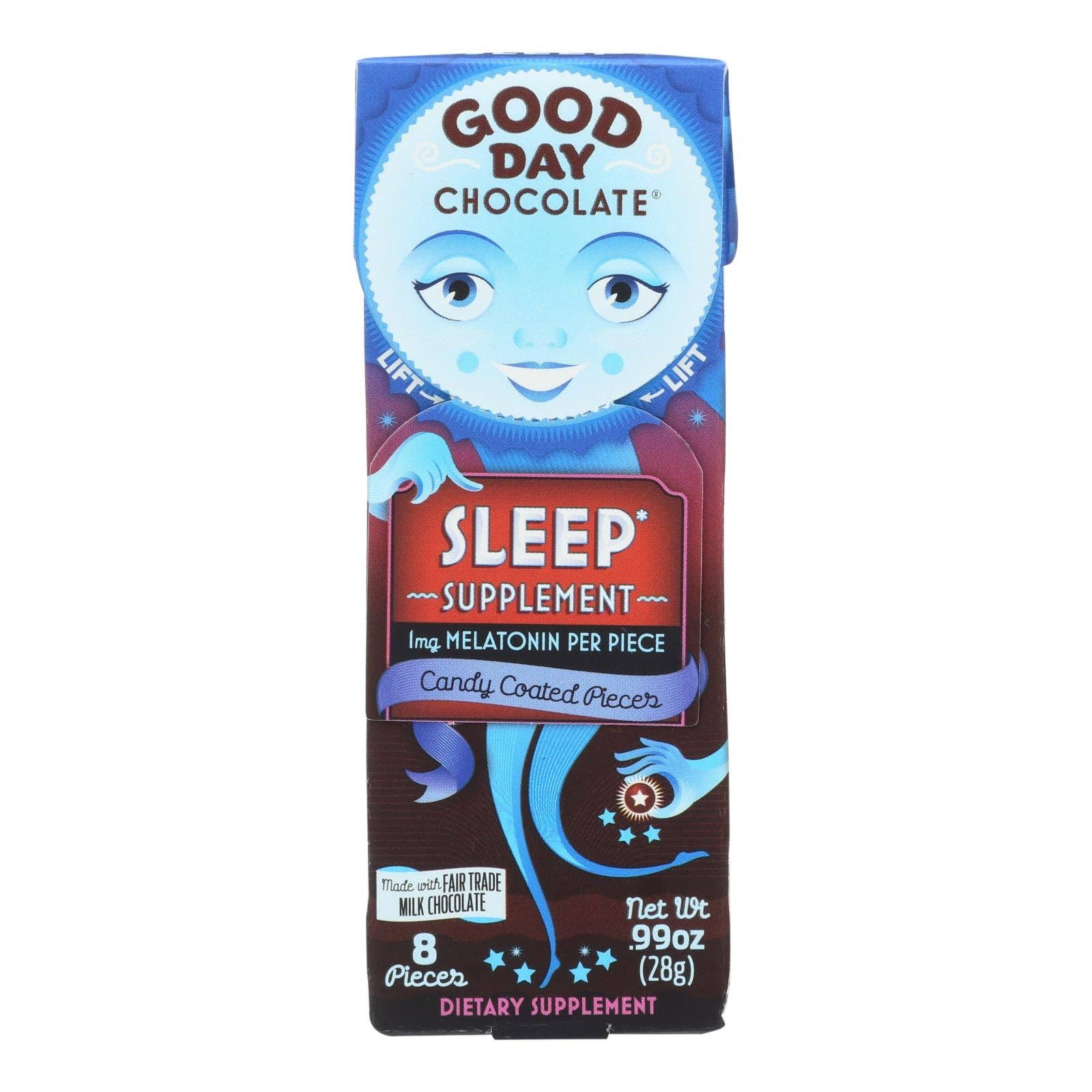 Everyday Supply Co - Wholesale Wellness Juice/Tonic - Good Day Chocolate Sleep - 12 Pack - 0.99 Oz0
