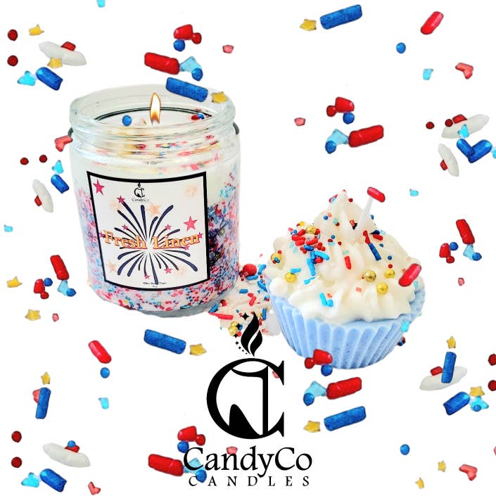 Candela di soia aromaterapia per decorazioni per la casa del 4 luglio per la vendita all'ingrosso da parte di The Candy Collections