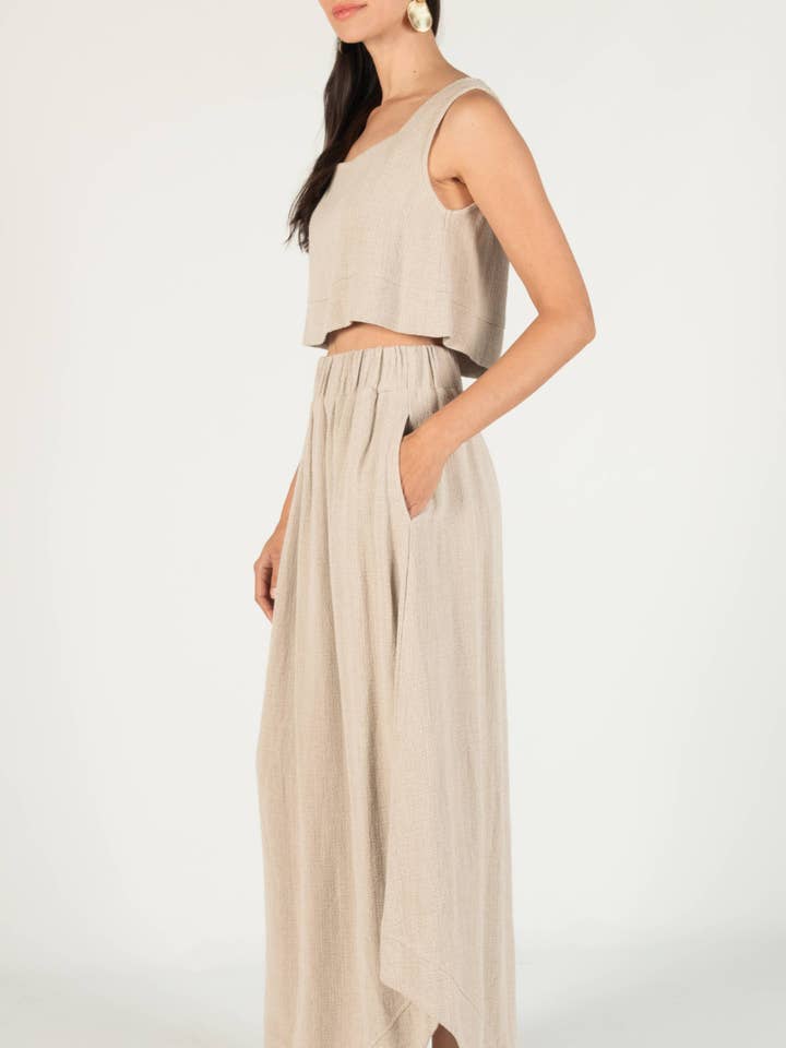 P. CILL Maxikjol i linne för wholesale av P. CILL