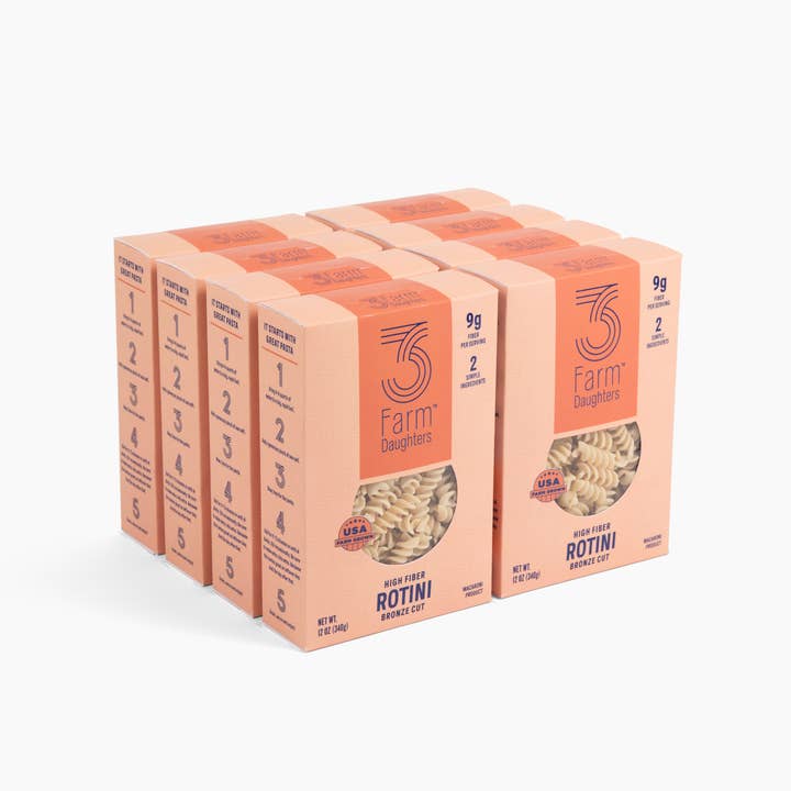 3 Farm Daughters - Wholesale Pasta - HIGH FIBER ROTINI8