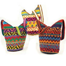 Large Geometric Pattern Crochet Crossbody Purse Sling Bag for wholesale by Pichincha